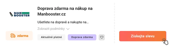 Jak využít slevu Manbooster.cz