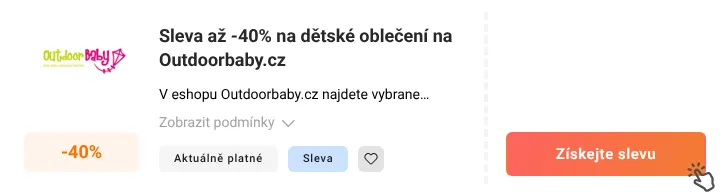 Jak využít slevu Outdoorbaby.cz