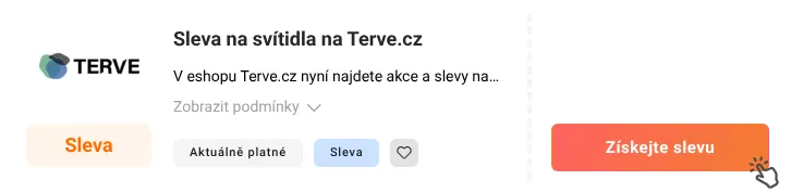 Jak využít slevu Terve.cz