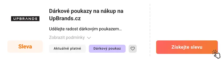 Jak využít slevu UpBrands.cz
