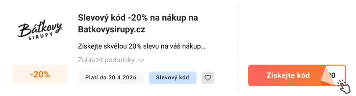 Jak využít slevový kupón Batkovysirupy.cz