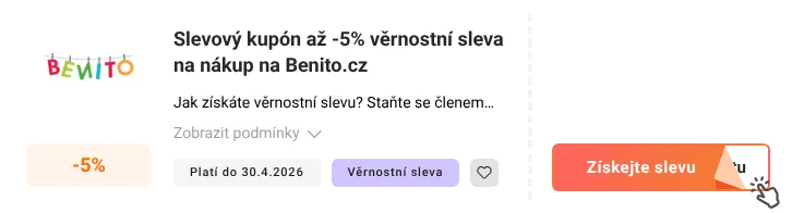 Jak využít slevový kód Benito.cz