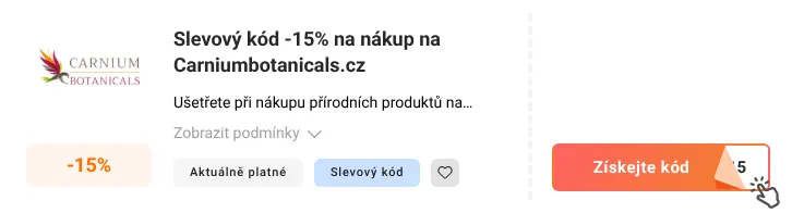 Jak využít slevový kód Carniumbotanicals.cz