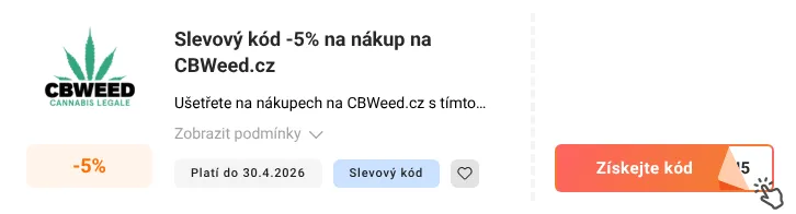 Jak využít slevový kupón CBWeed.cz