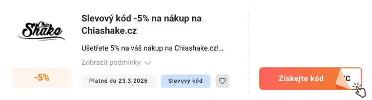 Jak využít slevový kupón Chiashake.cz