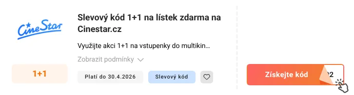 Jak využít slevový kód Cinestar.cz