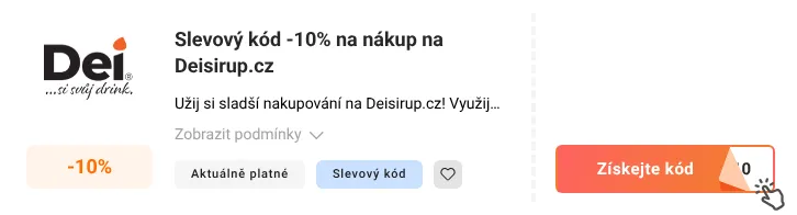 Jak využít slevový kupón Deisirup.cz