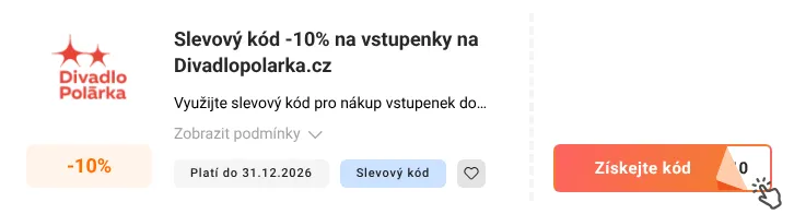 Jak využít slevový kód Divadlopolarka.cz