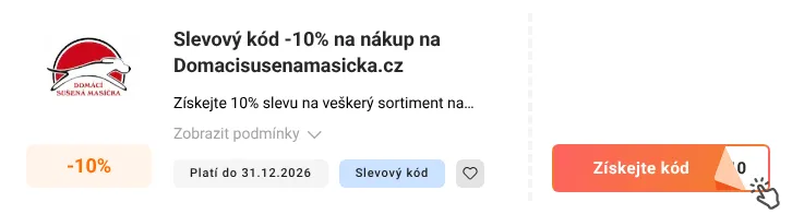 Jak využít slevový kupón Domacisusenamasicka.cz