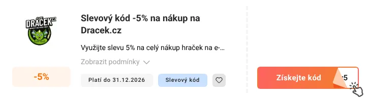 Jak využít slevový kód Dracek.cz