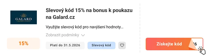 Jak využít slevový kód Galard.cz