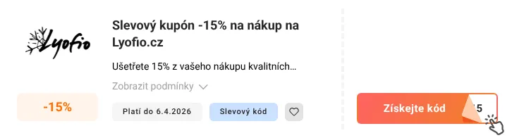 Jak využít slevový kupón Lyofio.cz