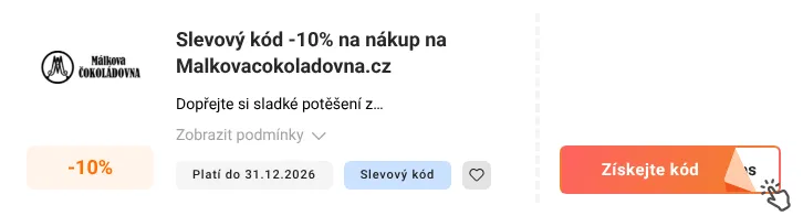 Jak využít slevový kupón Malkovacokoladovna.cz