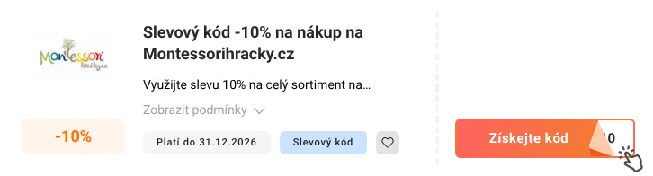 Jak využít slevový kód Montessorihracky.cz