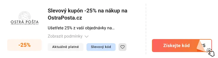 Jak využít slevový kód OstraPosta.cz