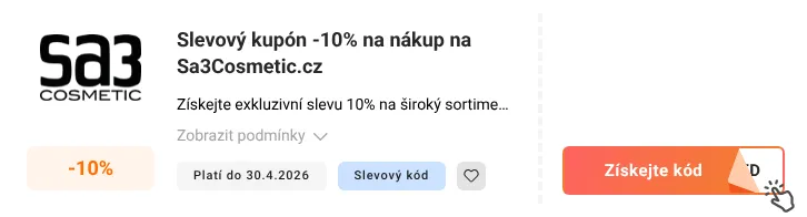 Jak využít slevový kód Sa3Cosmetic.cz
