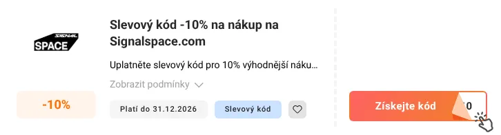Jak využít slevový kód Signalspace.com
