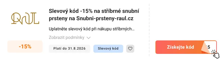 Jak využít slevový kód Snubni-prsteny-raul.cz