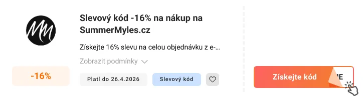 Jak využít slevový kód SummerMyles.cz