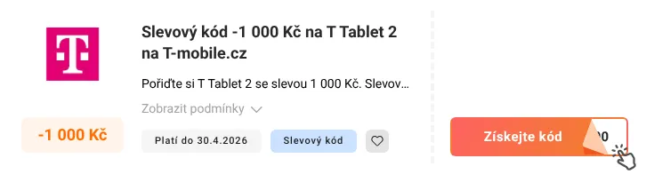 Jak využít slevový kód T-mobile.cz