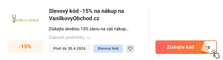 Jak využít slevový kupón VanilkovyObchod.cz