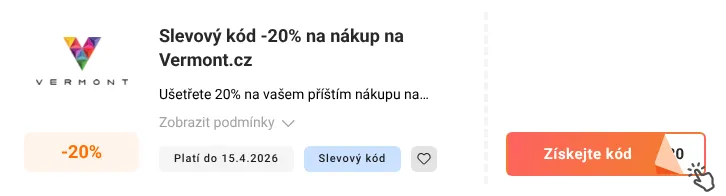 Jak využít slevový kód Vermont.cz