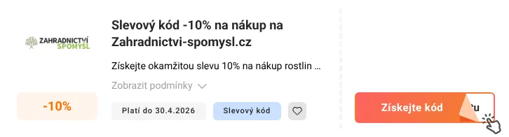 Jak využít slevový kód Zahradnictvi-spomysl.cz