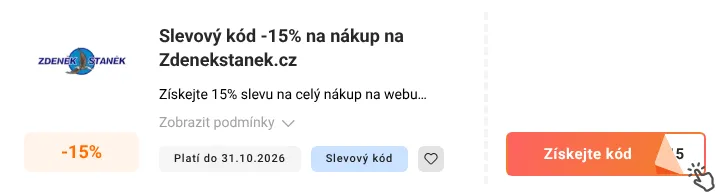 Jak využít slevový kód Zdenekstanek.cz