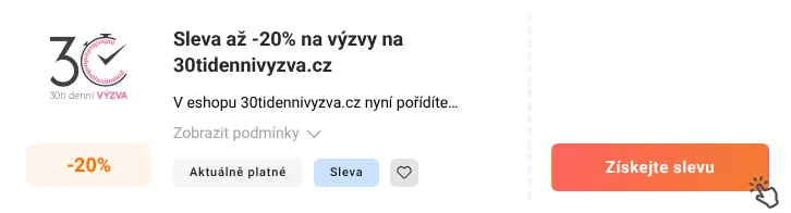 Jak využít slevu 30tidennivyzva.cz