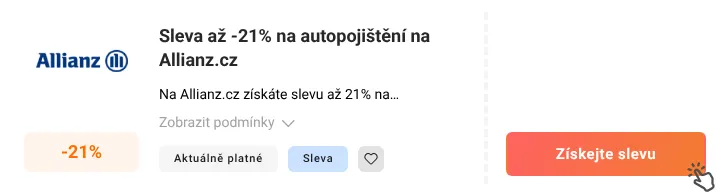 Jak využít slevu Allianz.cz