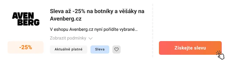 Jak využít slevu Avenberg.cz
