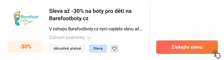 Jak využít slevu Barefootboty.cz