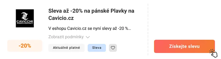 Jak využít slevu Cavicio.cz