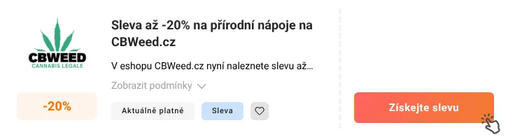 Jak využít slevu CBWeed.cz