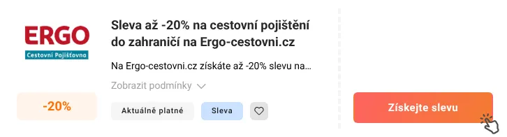 Jak využít slevu Ergo-cestovni.cz