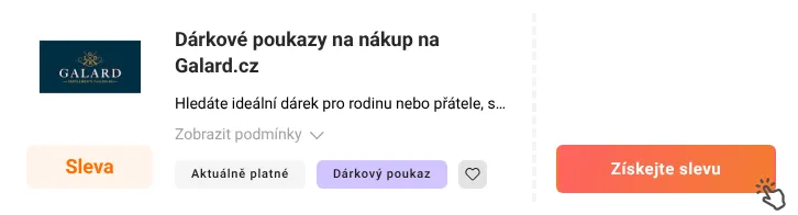 Jak využít slevu Galard.cz