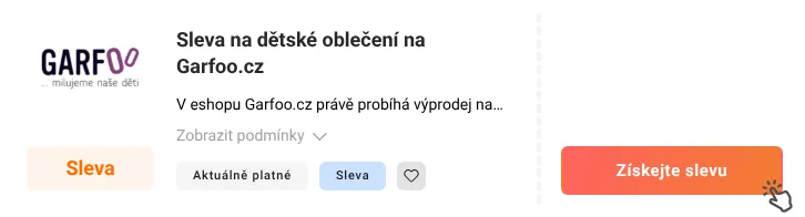 Jak využít slevu Garfoo.cz