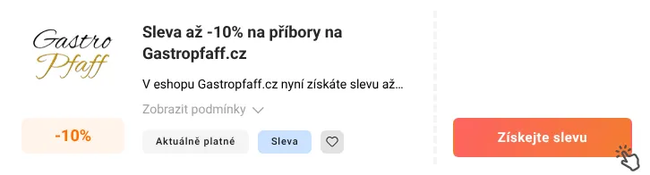 Jak využít slevu Gastropfaff.cz