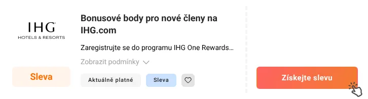 Jak využít slevu IHG.com