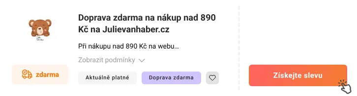 Jak využít slevu Julievanhaber.cz