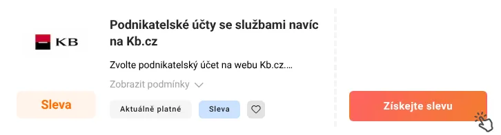 Jak využít slevu Kb.cz