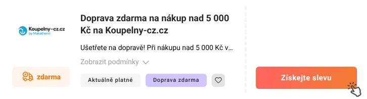 Jak využít slevu Koupelny-cz.cz