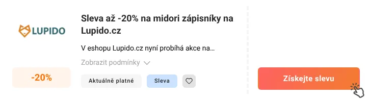 Jak využít slevu Lupido.cz
