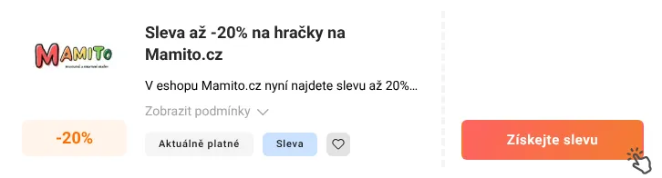 Jak využít slevu Mamito.cz