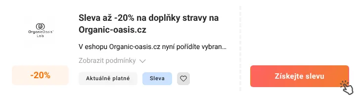 Jak využít slevu Organic-oasis.cz