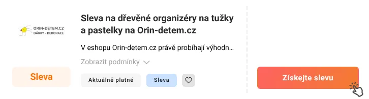 Jak využít slevu Orin-detem.cz