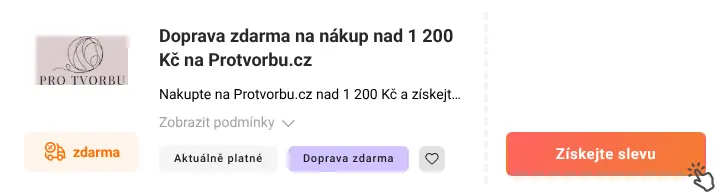 Jak využít slevu Protvorbu.cz