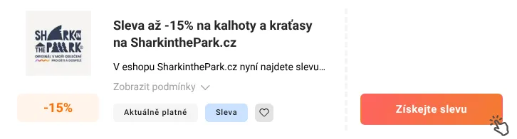 Jak využít slevu SharkinthePark.cz