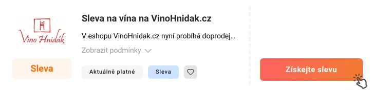 Jak využít slevu VinoHnidak.cz