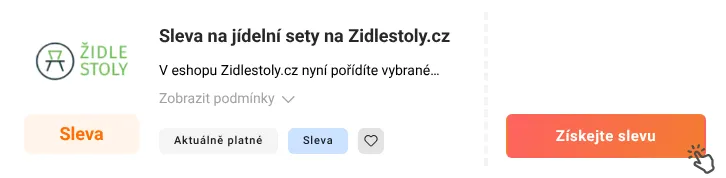 Jak využít slevu Zidlestoly.cz